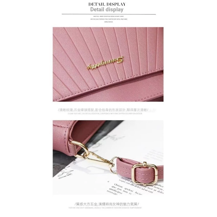 Women's PU Leather Crossbody Bag – 5