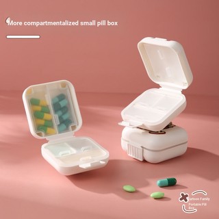 Hoạt Hình Sáng Tạo Kulomi Hộp Thuốc Đóng Gói Di Động Mini Dung Tích Lớn Máy Tính Bảng 7 Ngày Hộp Bảo Quản Thuốc