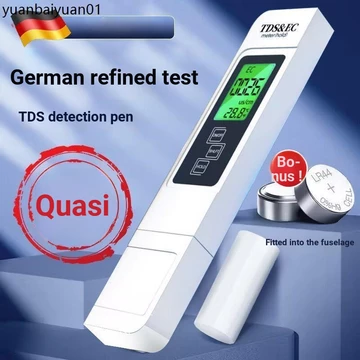 TDS Bút Kiểm Tra Chất Lượng Nước Uống Nước Có Độ Chính Xác Cao Máy Lọc Nước Gia Đình Máy Nước Đa Năng Kiểm Tra Chất Lượng Nước Bút