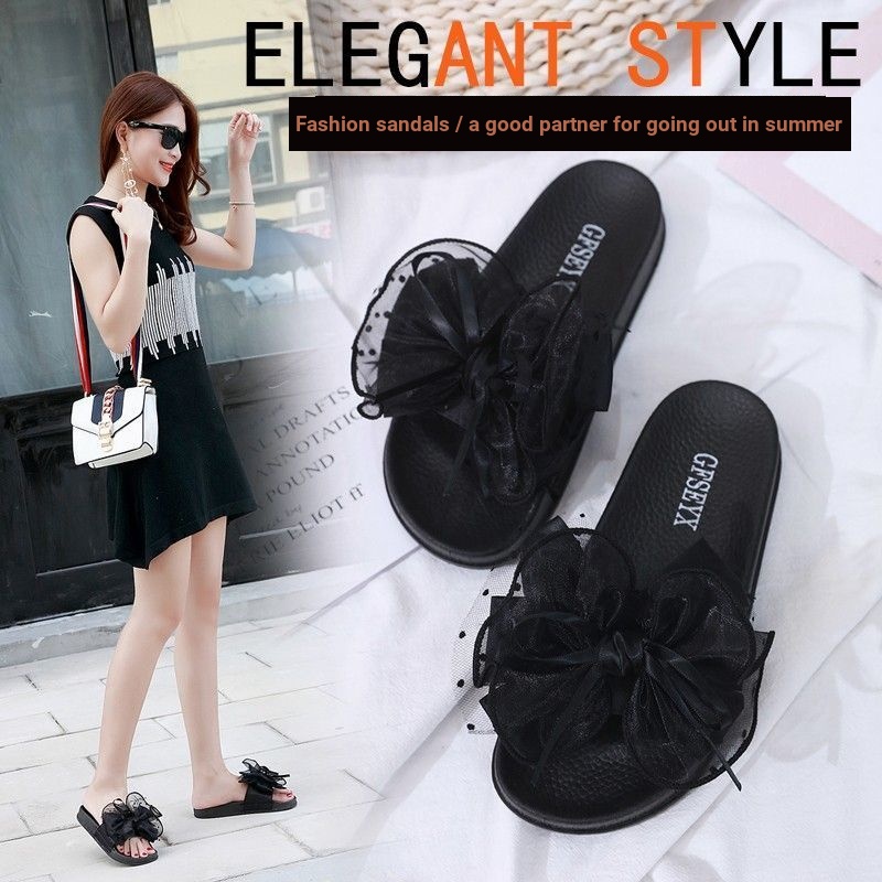 Size Lớn 35-44✨Bohemian Plus Size Giày Nữ 35-44 Nơ Đế Bằng Thời Trang Nhẹ Dép Thoải Mái Chuyên Nghiệp OL Giày Nữ Công Sở Thời Trang Hợp Thời Trang