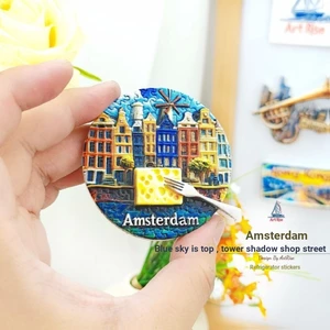 Nhãn dán từ tính phô mai Amsterdam Hà Lan