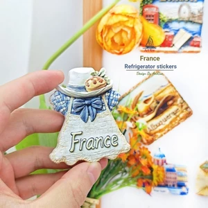 Nhãn dán từ tính mũ cao của French Baker