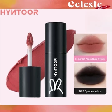 Hyntoor Son Môi Màu Đen Hyntoor Thỏ Đen Thu Đông Dark Macaron Lip Mud Nhung Matte Milk Mist Naked Lip Mud Matte Smooth Mouth Black Lip Mud Sinh Viên Màu Khỏa Thân Môi Bùn