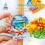 Malaysia Mabu Island Tropical Coral Branch Nhãn dán từ tính Tủ lạnh Hàng hóa từ tính