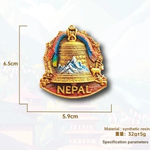 Đồng hồ Phật chùa Nepal Nhãn dán từ tính
