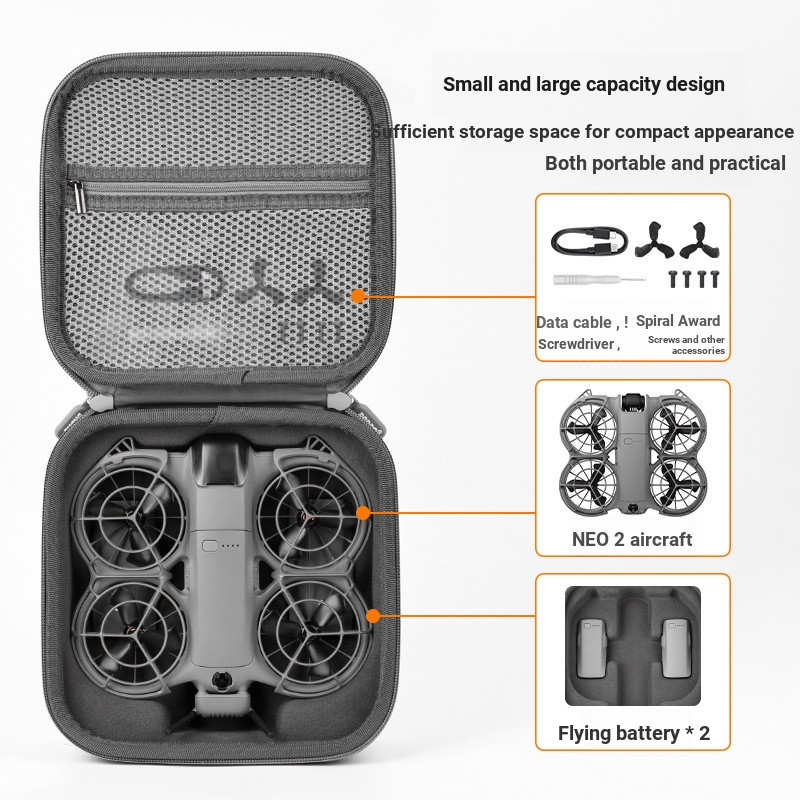 Thích hợp cho DJI NEO 2 Túi đựng máy chủ Túi lưu trữ Hộp lưu trữ cơ thể Phụ kiện hộp di động