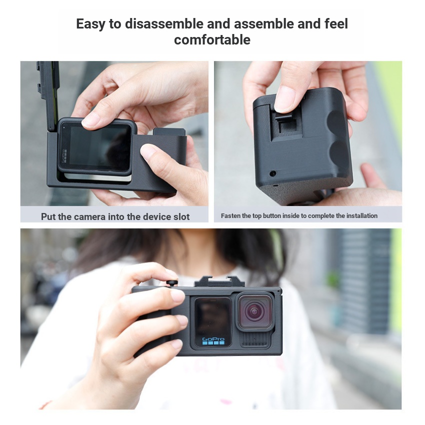 Thích hợp cho tay cầm GOPRO 9 / 10 / 11 / 12 / 13 sang SLR Giá đỡ phát hành nhanh Phụ kiện chụp ảnh