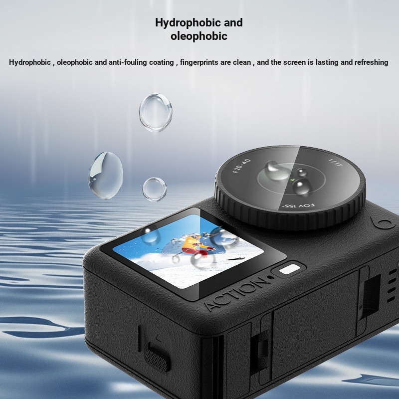 Thích hợp cho DJI OSMO ACTION 6 Màn hình Phim cường lực Công cụ tiện dụng Phim bảo vệ HD Phụ kiện chống trầy xước