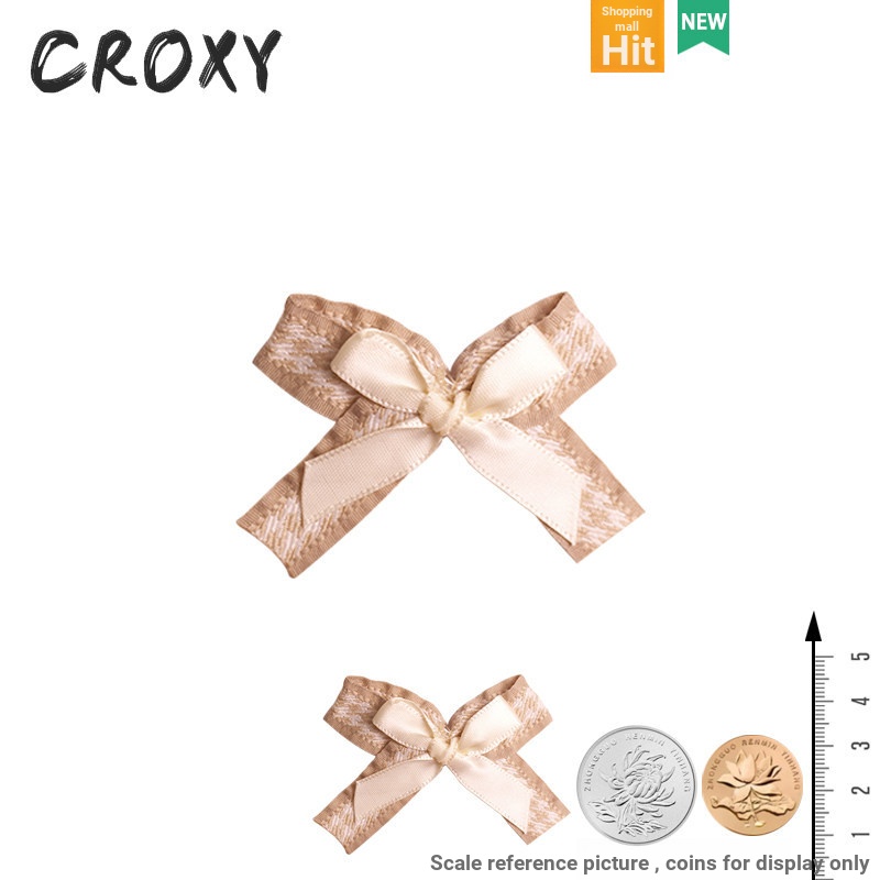 Phụ Kiện Lỗ Hoạt Hình Mèo Nơ, Hoa, Tương Thích Crocs, Tháo Rời, Busch, Zhibixing, ins