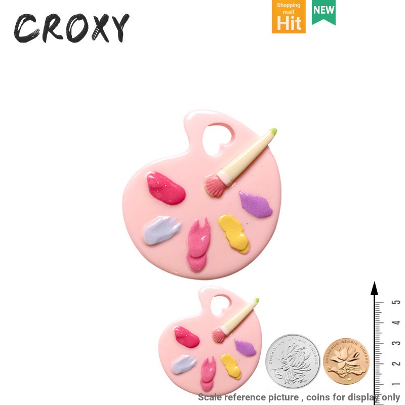 Phụ Kiện Bảng Màu Bướm Hoạt Hình Cho Crocs, Hoa Tháo Rời, Zhibixing