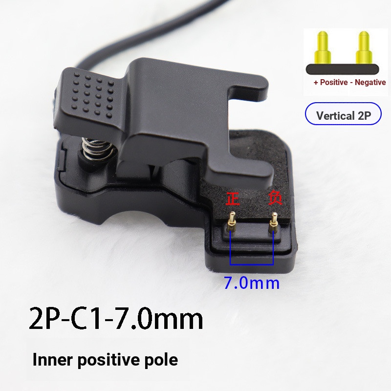 Thích hợp cho đồng hồ thông minh Huaqiangbei Kẹp sạc 2 chân 3mm4mm Bộ sạc tiếp xúc W26 / HW22 Cáp sạc