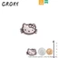 Phụ Kiện Giày Lỗ Bạc Hellokitty Nơ Giày Hoa Thích Hợp Cho Crocs Khóa Giày Có Thể Tháo Rời Khóa Giày Lỗ Khóa Giày Busch Khóa Giày Zhibixing ins Giày Hoa