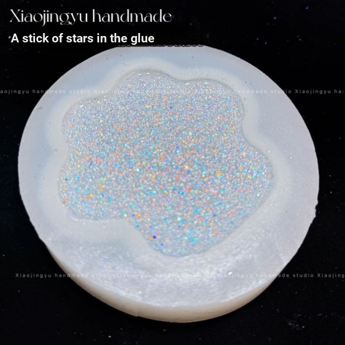 Kexiyan DIY Liu Ma Làm Móng Tay Epoxy One Hold Galaxy Universal Powder Highlight Original Film 0.1 Fine Powder Glitter Chất Liệu