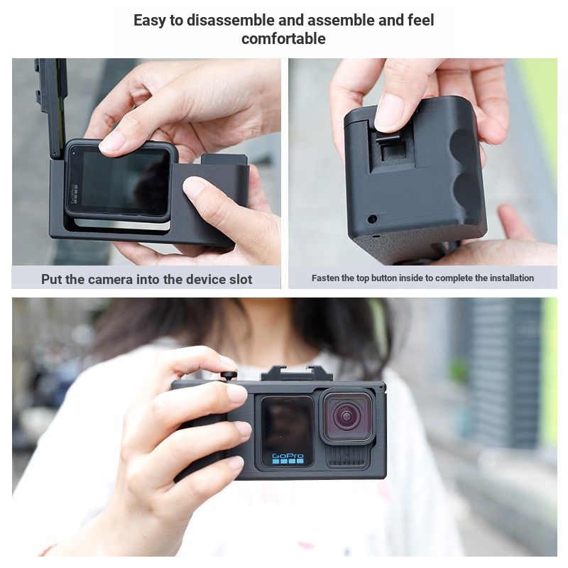 Thích hợp cho tay cầm GOPRO 9 / 10 / 11 / 12 / 13 sang SLR Giá đỡ phát hành nhanh Phụ kiện chụp ảnh