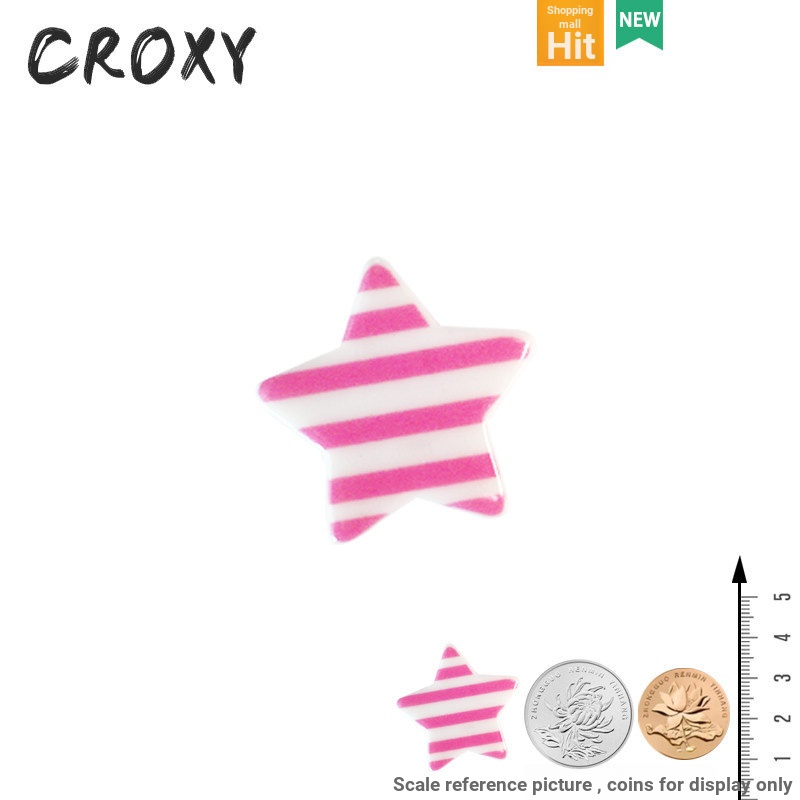 Phụ Kiện Bảng Màu Bướm Hoạt Hình Cho Crocs, Hoa Tháo Rời, Zhibixing