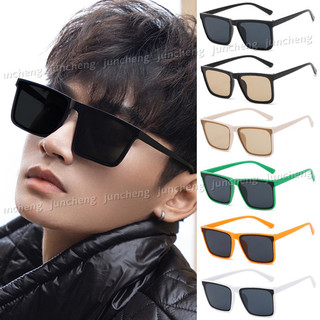Kính râm nam nữ Hàn Quốc mới Khung vuông lái xe chống tia cực tím Bóng ngoài trời