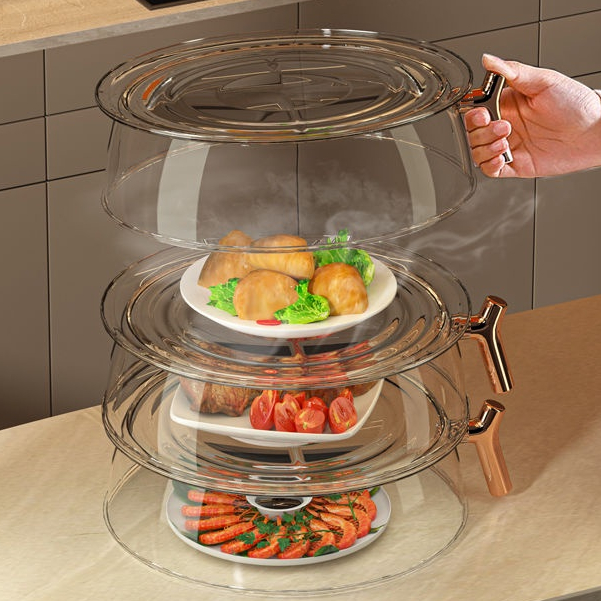 Lồng Bàn Đậy Thức Ăn Giữ Nhiệt Nhiều Lớp Chống Bụi Chống Ruồi Tiện Dụng Ốp Mặt Nạ Cách Nhiệt Nắp Thực Phẩm Bàn Ăn Bụi Cover Đóng Nắp Nắp Cách Nhiệt Vỏ Bọc Bụi