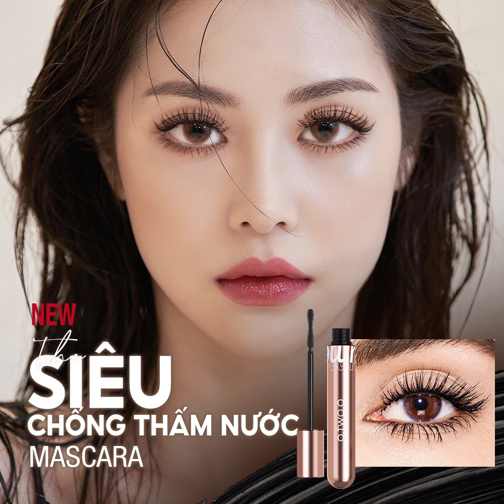 Ảnh Set mascara O.TWO.O chống nước lâu phai trang điểm cho hàng mi dày và cong vút 2