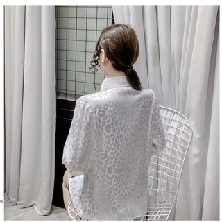 Áo Sơ Mi Tay Dài Dáng Rộng In Họa Tiết Thời Trang Hàn Quốc Cho Nữ