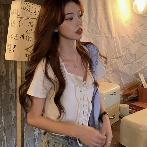 Áo Thun Ngắn Tay Thiết Kế Mới Quyến Rũ Thời Trang Dành Cho Mùa Hè