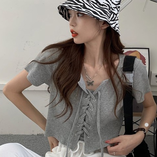 Áo Thun Ngắn Tay Thiết Kế Mới Quyến Rũ Thời Trang Dành Cho Mùa Hè