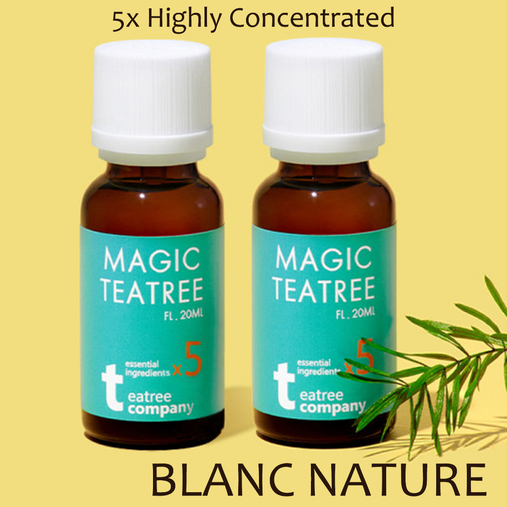 Dầu điều Hỗ trợ giảm mụn trứng cá Blanc Nature / Dầu cây trà Magic 20ml