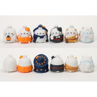 Mô Hình Nhân Vật Molang Creepy Phong Cách Halloween