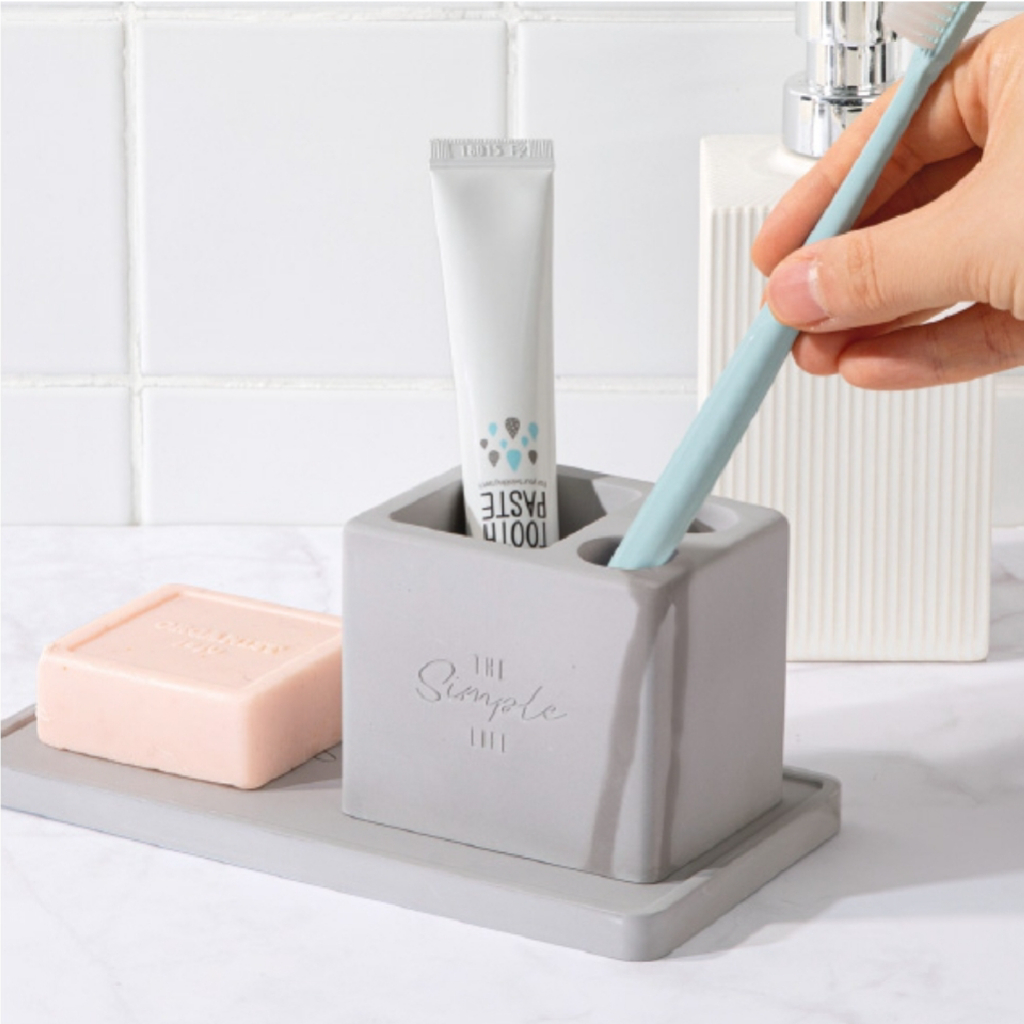 Giá đỡ bàn chải đánh răng khô nhanh Diatomite | BigBuy360 - bigbuy360.vn
