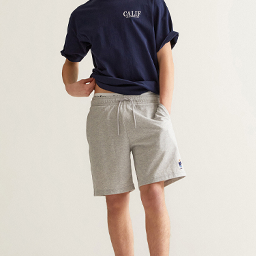 WHO.A.U] Quần Shorts Steve Embroidery Half Pants Unisex