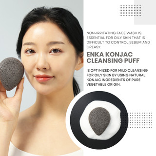 Mút Tẩy Trang ENCA Konjac Tiện Dụng Chất Lượng Cao