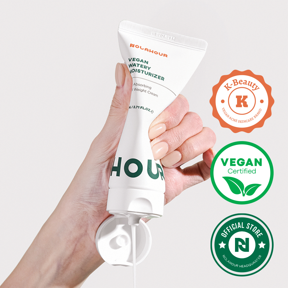 NOLAHOUR Kem Dưỡng Ẩm Vegan Cho Da Mụn Nhạy Cảm, Làm Dịu Da, Cấp Ẩm Nhẹ Không Bết Dính
