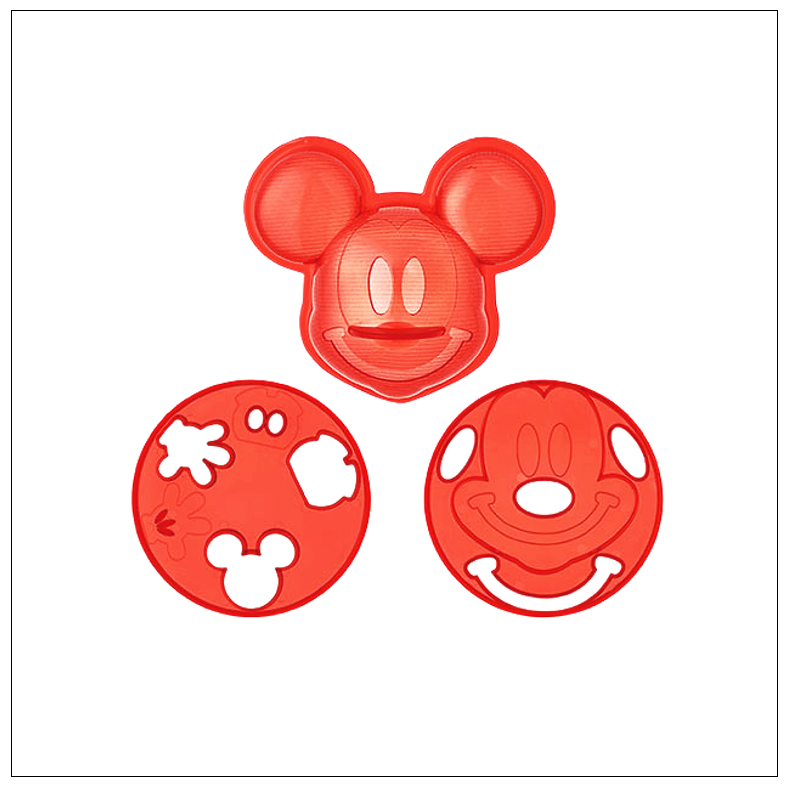 Khuôn Làm Cơm Nắm Hình Chuột Mickey LCR3