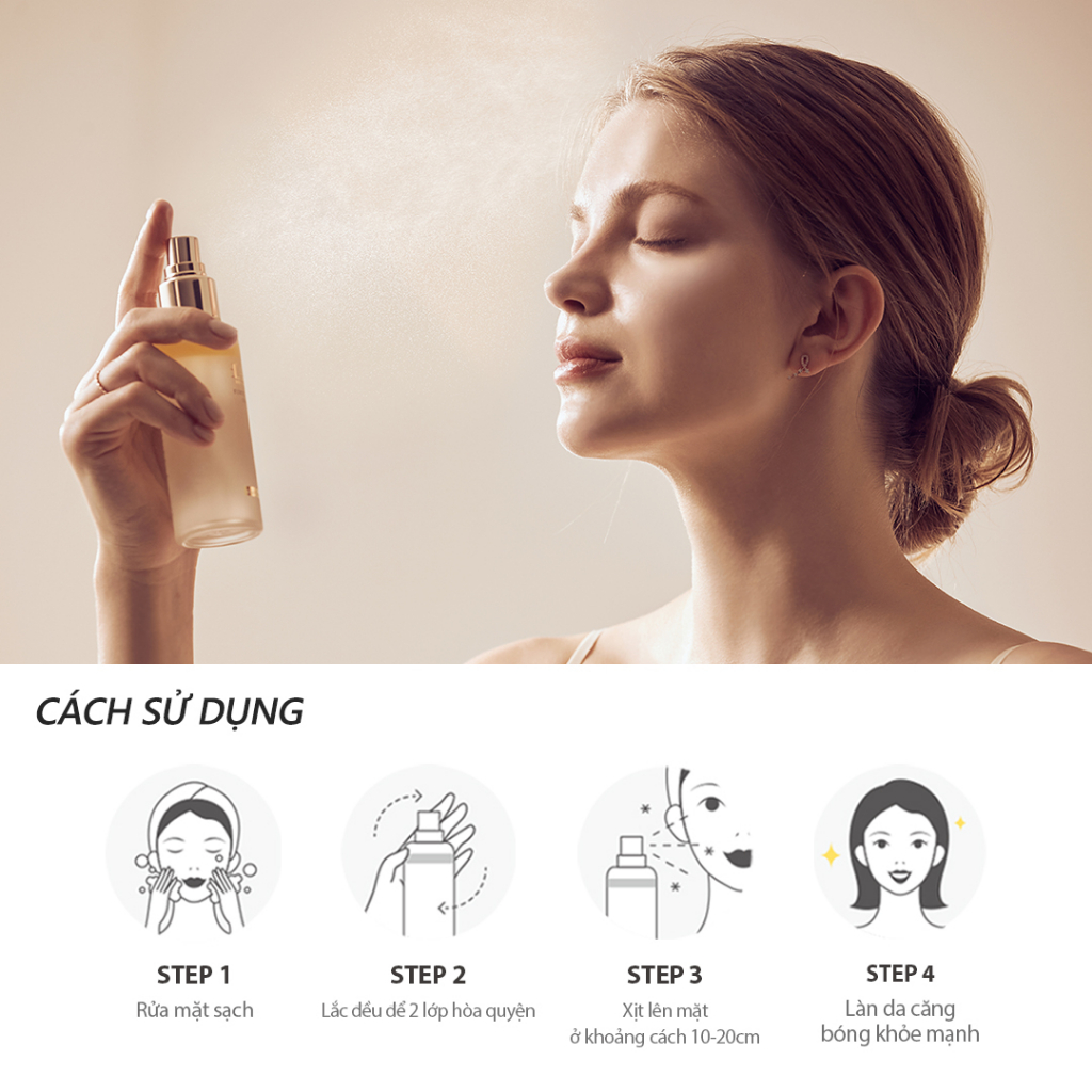 Ảnh Combo 2 Chai Serum dạng xịt căng bóng 100ml First Spray Serum 3
