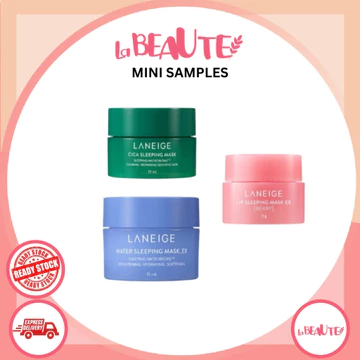 Mặt nạ ngủ Cica cỡ nhỏ Laneige / Mặt nạ ngủ môi (Berry) / Mặt nạ ngủ nước