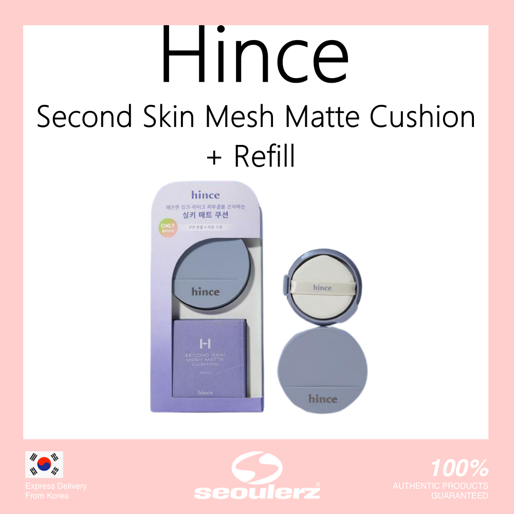 Phấn nước Hince second skin mesh matte cushion 12g + lõi 12g spf40 pa ...