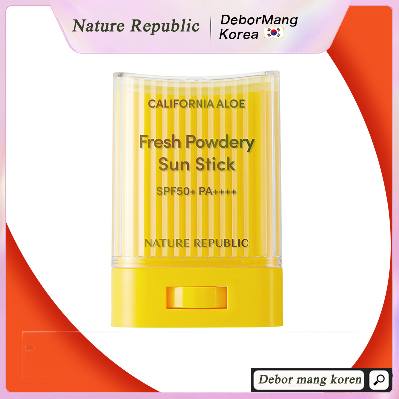New Nature Republic Fresh Powdery Sun Stick California Aloe SPF50 + PA ...