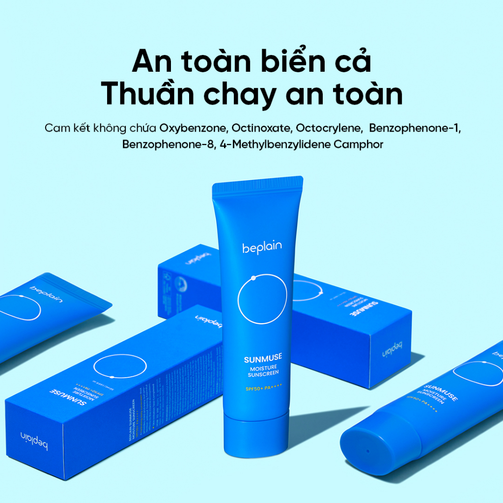 Ảnh Kem chống nắng BEPLAIN Sunmuse Hóa Học & Dưỡng Ẩm SPF 50+ PA++++ 50ml 3