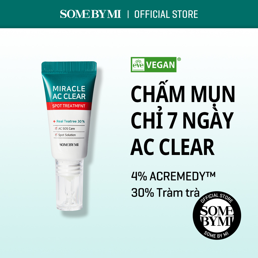 Kem chấm mụn chuyên sâu SOME BY MI cao cấp - Miracle AC Clear Spot ...