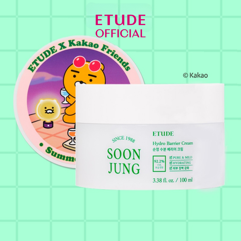 [Hàng Mới] Kem dưỡng ẩm tạo lớp màng bảo vệ da ETUDE Soonjung Hydro Barrier Cream 100ml phiên bản Kakao Friend