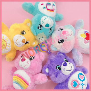 CareBear Móc Khóa Hình Gấu Nhồi Bông Care bears 14cm Dễ Thương