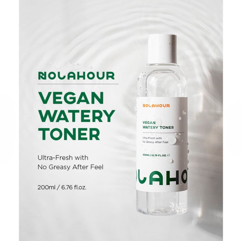 NOLAHOUR Toner Vegan Dạng Nước Cho Da Mụn Nhạy Cảm, Làm Dịu Da & Cấp Ẩm Sâu Mỗi Ngày