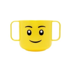 Cốc Uống Nước Có Nắp Đậy Trang Trí Lego Bằng Vải Oxford Dành Cho Trẻ Em