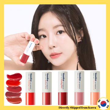 [vaseline] Son Dưỡng Màu + Chăm Sóc Môi (Hoa Hồng Đào / Bưởi Tự Nhiên Mềm Mại) Màu Đỏ San Hô / Hồng Đào