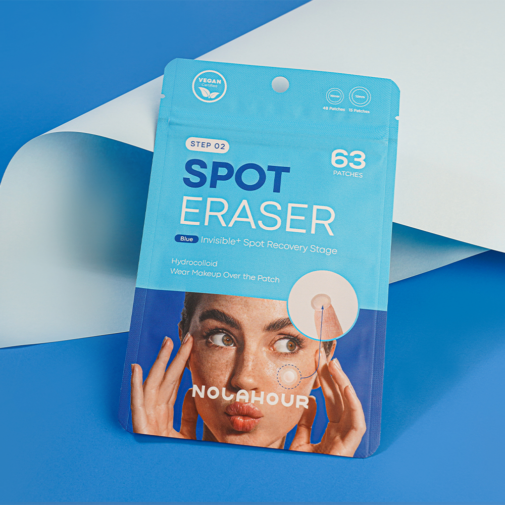 NOLAHOUR Spot Eraser Blue 63 Miếng Dán Mụn Mỏng Trong Suốt, Che Phủ & Bảo Vệ Mụn Có Mủ Hoặc Mụn Đã Vỡ