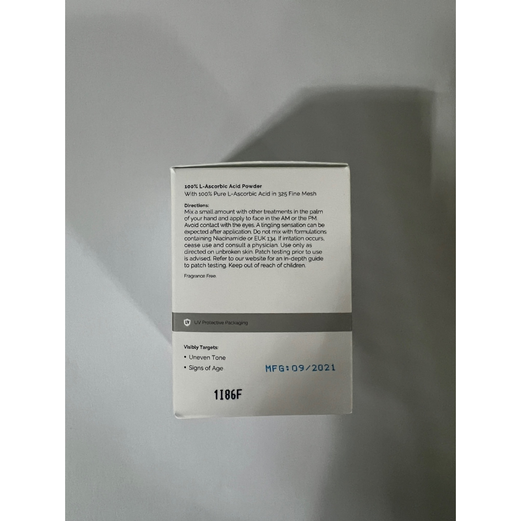 THE ORDINARY Bột Axit L-Ascorbic 100% 20g