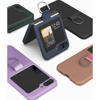Sinjimoru - slim fit ring case cho galaxy z flip 5 4 3 (5 màu) / flip5 đen xanh tím navy