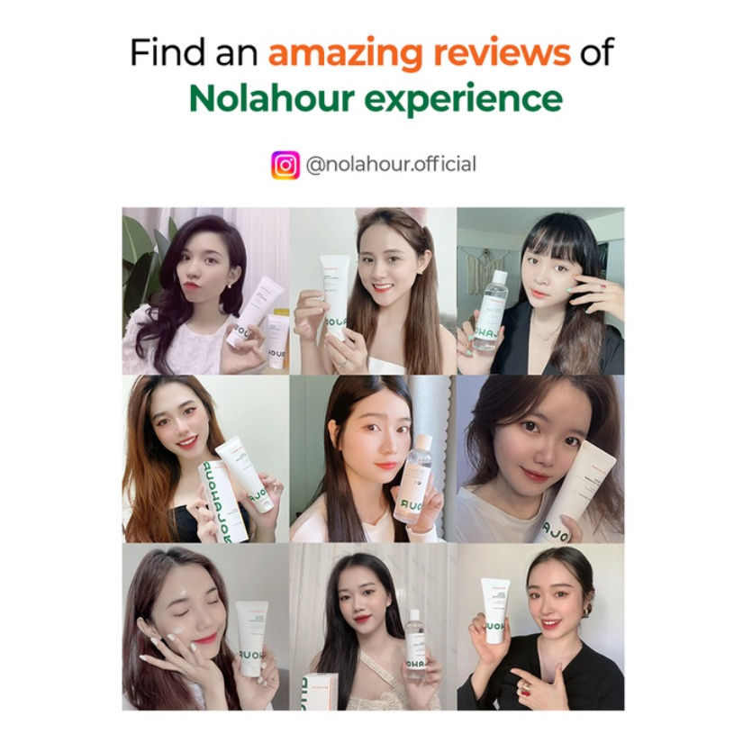 NOLAHOUR Sữa Rửa Mặt Dạng Gel Vegan Cho Da Mụn Nhạy Cảm, Làm Sạch Dịu Nhẹ Không Khô Căng