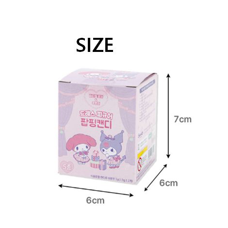 [SANRIO] MyMelody Kuromi Dress hình túi quyến rũ, Cinnamoroll Parade Hình túi quyến rũ