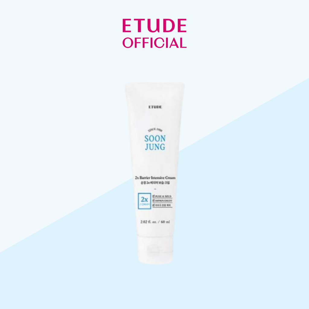 Kem dưỡng ẩm Etude SoonJung 2x Barrier Intensive Cream chuyên sâu cao cấp 60ml