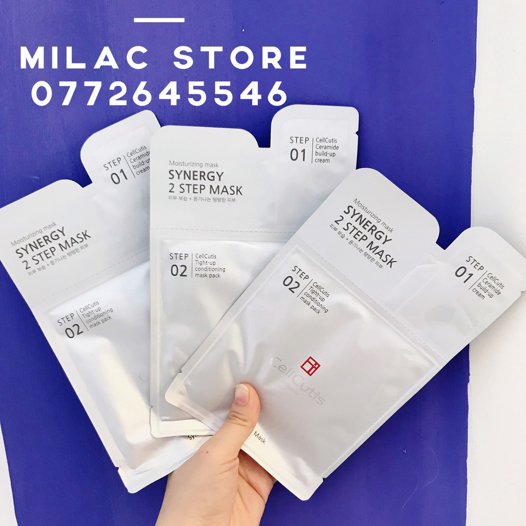 Mặt nạ 2 bước CellCutis Synergy (5 tờ)